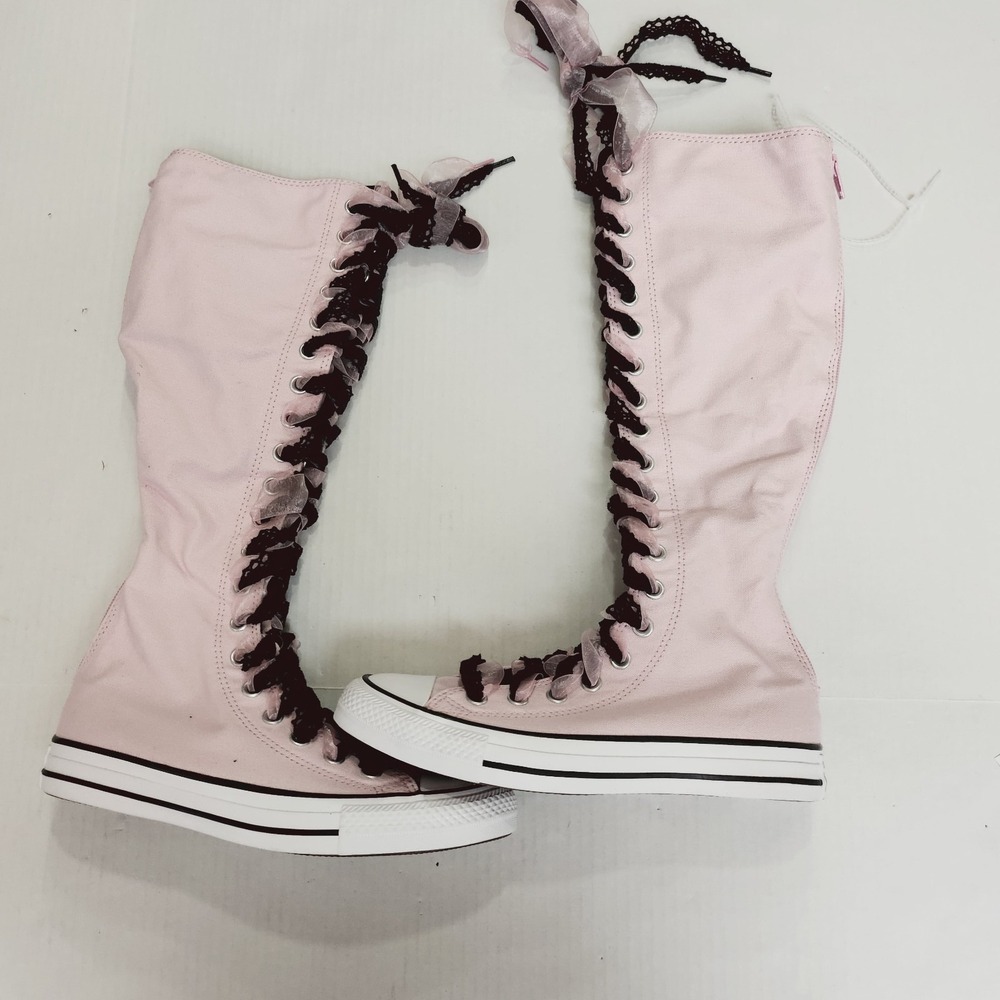 Women Sz 8.5 Converse Sneakers Chuck Taylor All Star XX-High Double Lace A16385C - Picture 4 of 7
